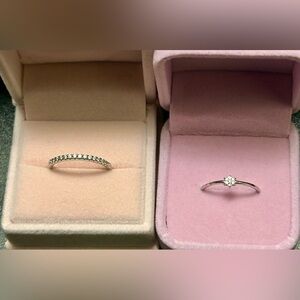 925 Sterling Silver stacking rings BUNDLE Size 9